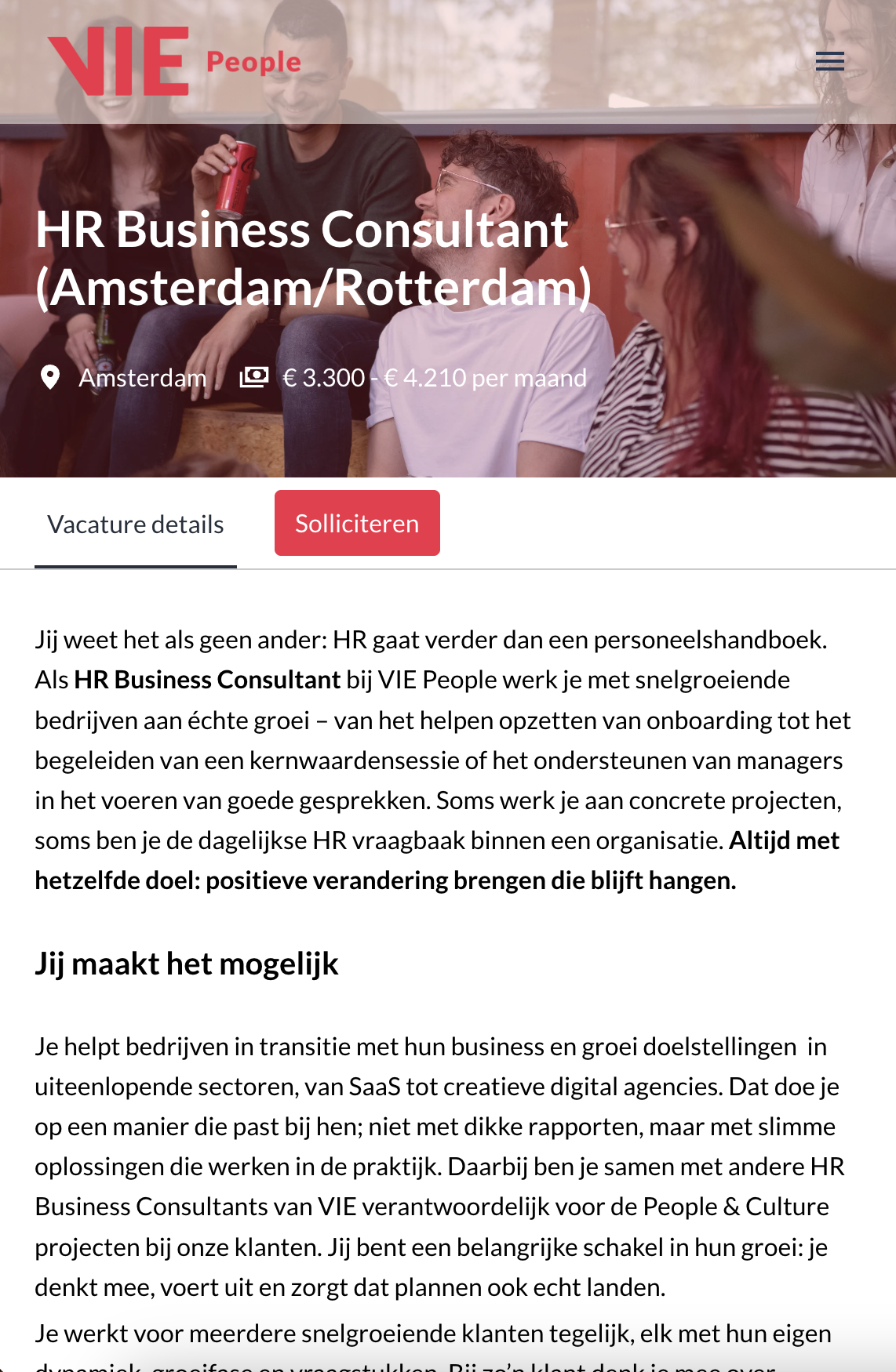 Screenshot – werkenbij.viepeople.com